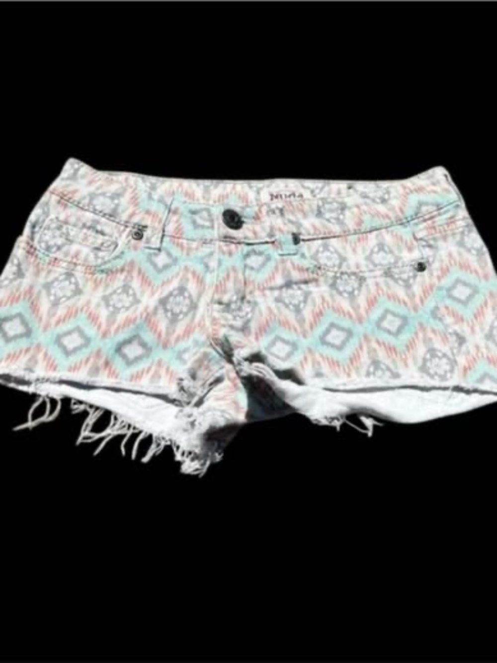 Juniors Size 0 MUDD Colorful Short Shorts